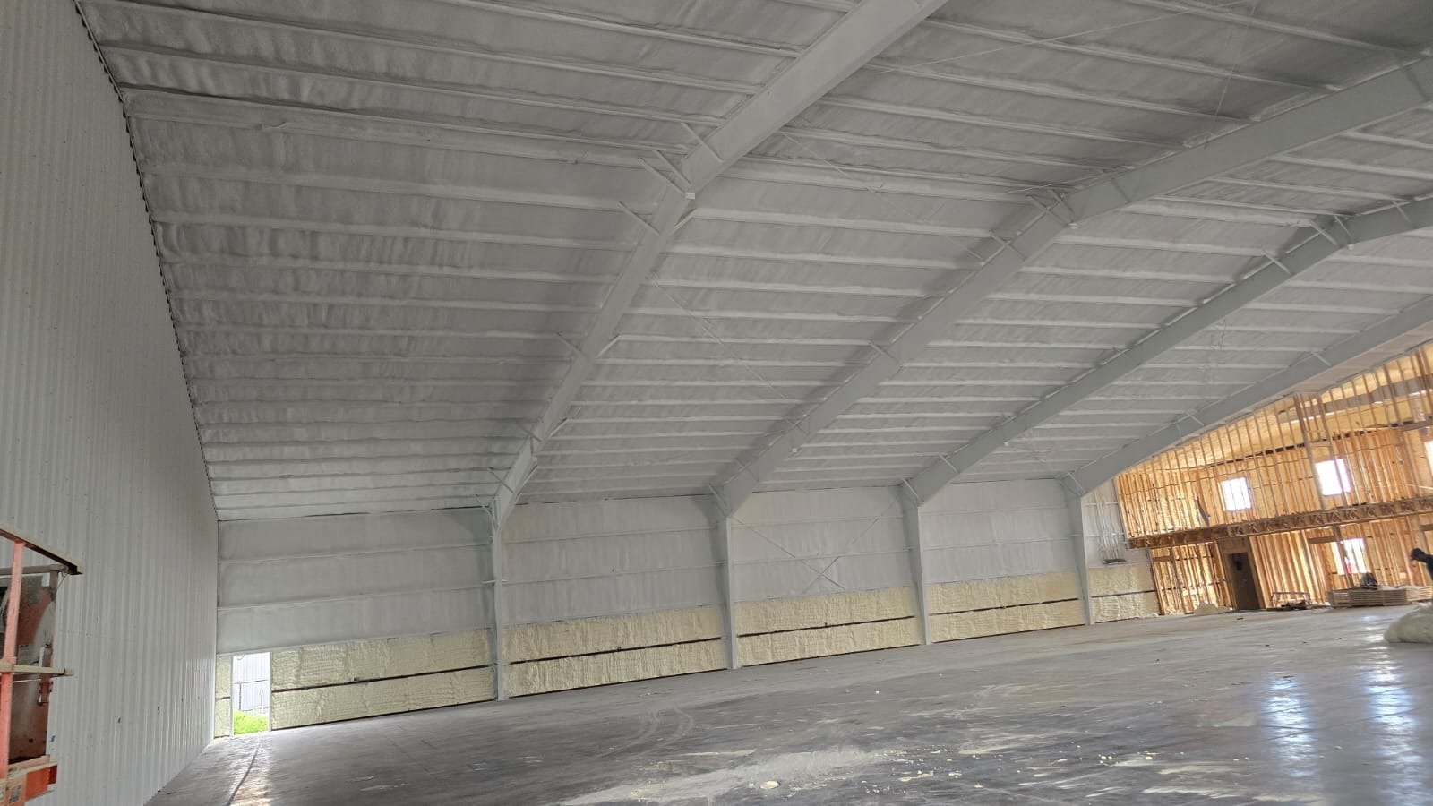 Insulation crew at work on a Seminole TX project — Desert Spray Foaming
