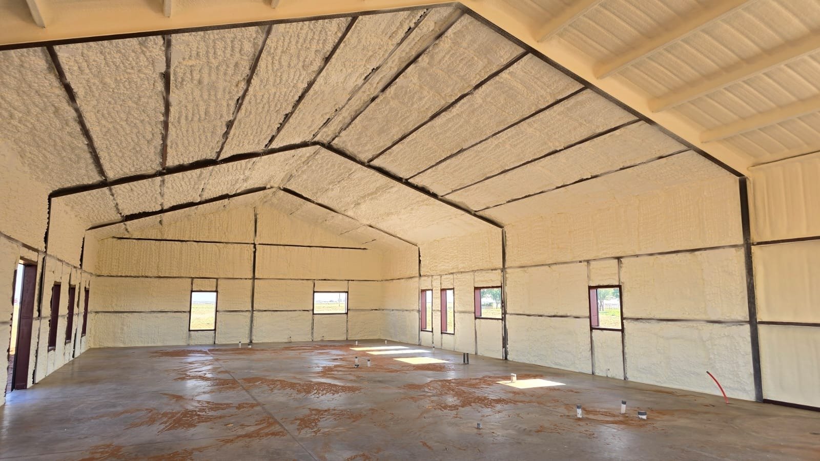 Spray foam sealing rim joists and framing gaps — Desert Spray Foaming