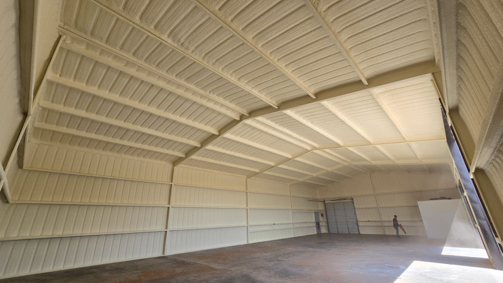 Attic spray foam insulation project in West Texas — Desert Spray Foaming