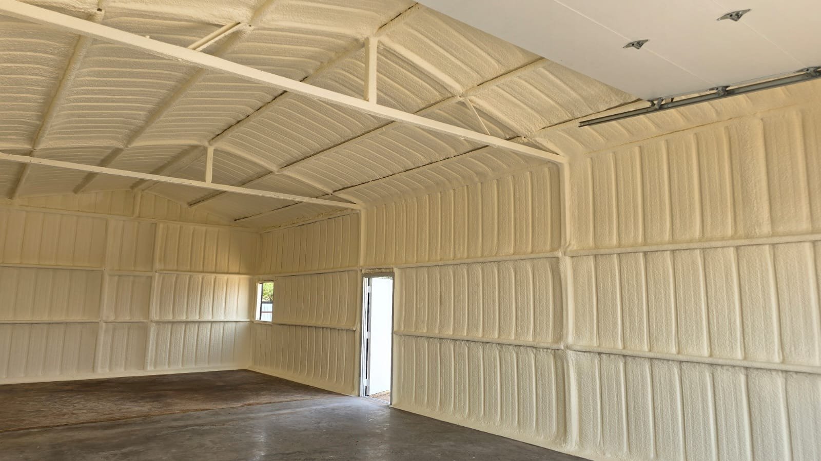 Finished spray foam insulation coverage — Desert Spray Foaming