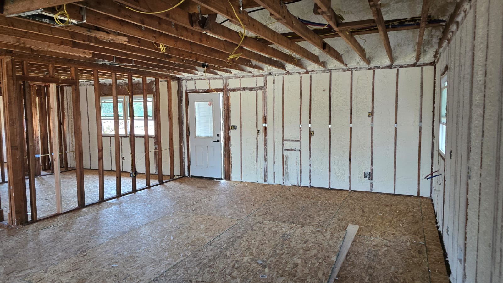 Insulation crew at work on a Seminole TX project — Desert Spray Foaming